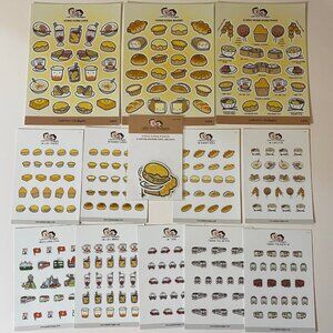 Hubman And Chubgirl Hong Kong Stickers Set